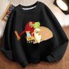 Children's Fashion John's Farm Hoodies for Autumn and Winter, Casual Round-neck Hoodies for Boys and Girls