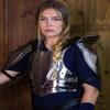 Lady Armor Jacket With Shoulder Plates 18 Gauge Steel Handmade Perfect For Cosplay Female Armor Set Halloween Lady Suit For Women