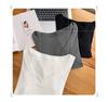 French Slim V-Neck Short-Sleeve White T-Shirt for Women - Summer 2026 New Arrival