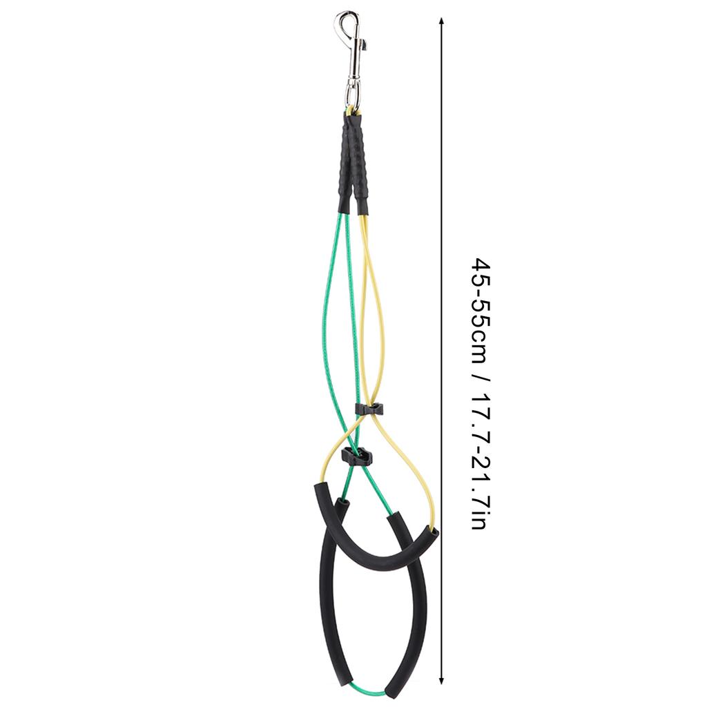 Dog Cat Grooming Loop Adjustable Double Noose Ropes for Pet Table Arm Bath Tub