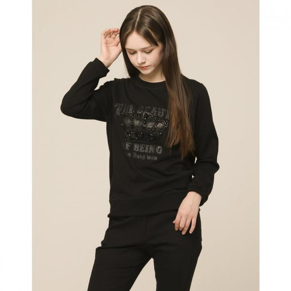 SON JUNG WAN Bidding Lettering Crown Pullover Zdr6161191
