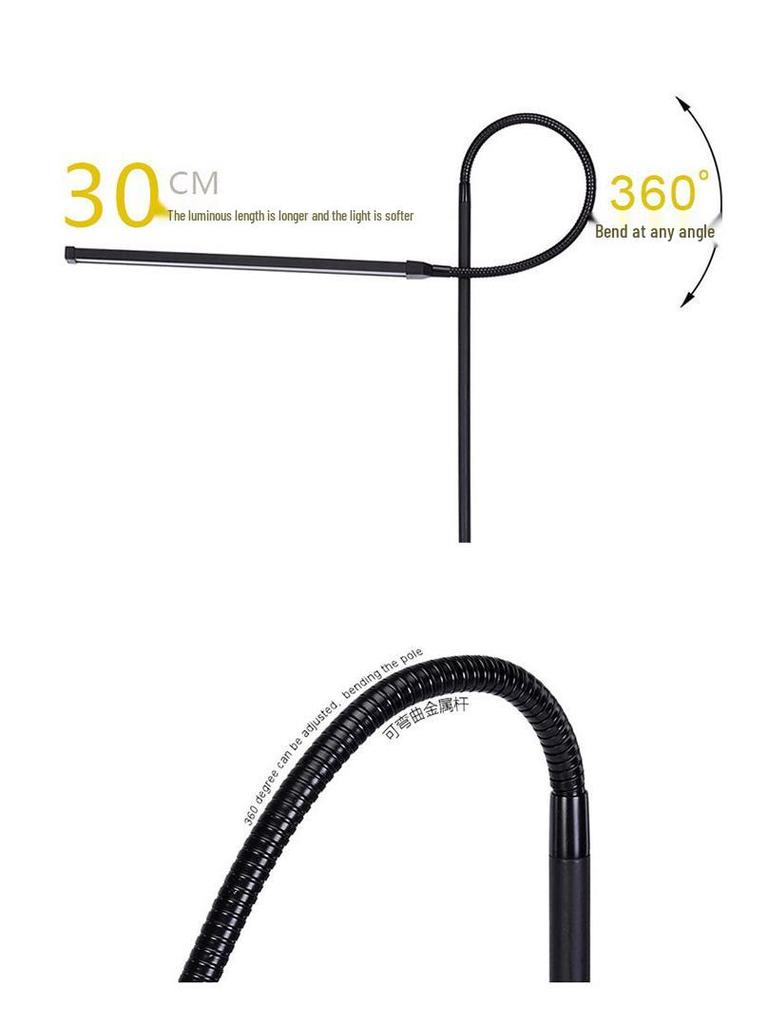 7303 LED Floor & Table Lamp: Modern Minimalist Bedside Lighting, Compact Design