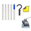 QX2E Adjustable 5 Section Pool Robot Vacuum Cleaner Hook with Ergonomic Handle