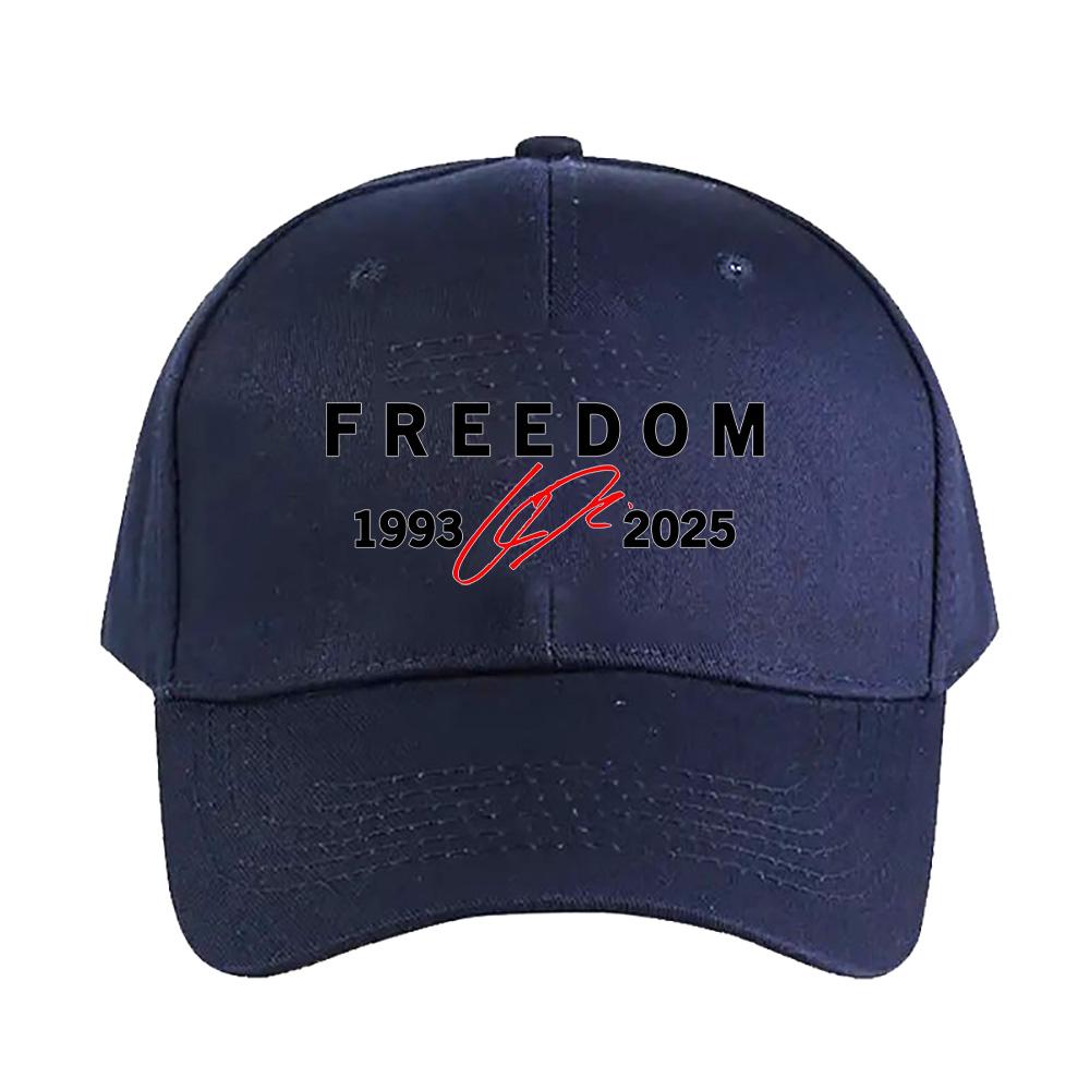 Freedom Red Signature  Charlie Kirk Cap Summer Woman Man Adult Casual Adjustable Printed Baseball Caps Trucker Cap