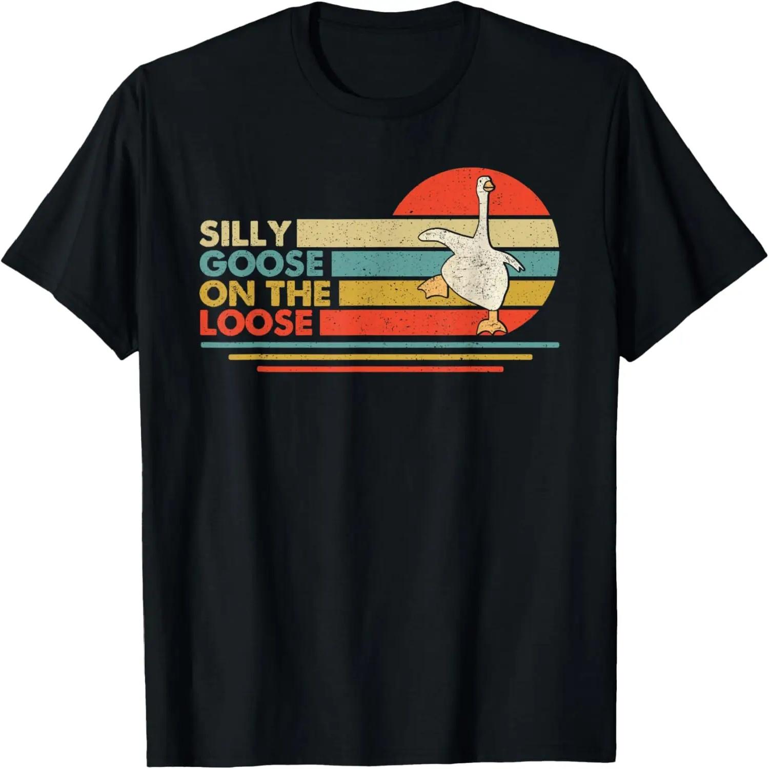 Silly Goose On The Loose Funny Silly Goose Honk University T-Shirt XXXXL