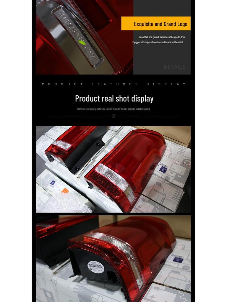 Suitable for VITO LED Taillight Assembly V260 Upgrade - V-Class Rear Headlight with LED Daytime Running Light