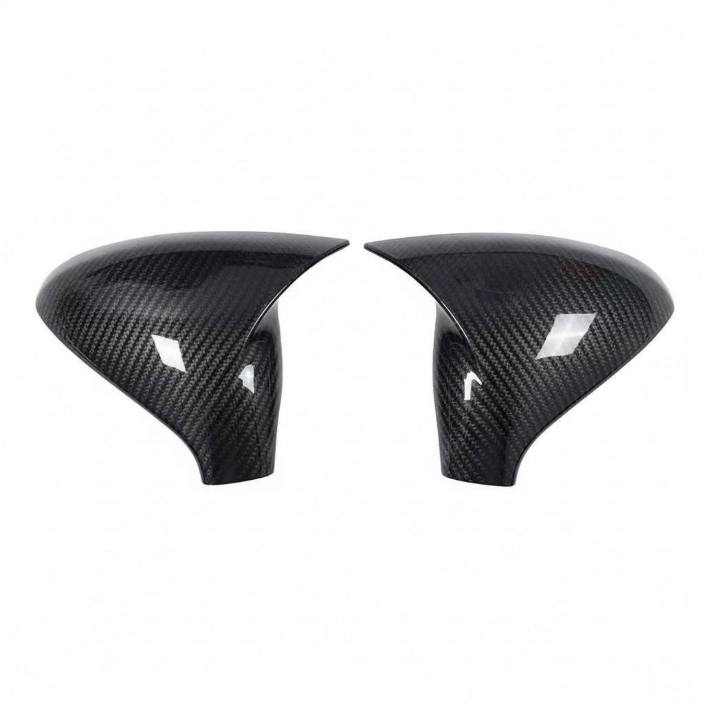For Peugeot 207 2006-2014 308 2006-2013 Car Sticker Rearview Side Mirror Cover Wing Cap Exterior Case Trim Shell Housing Carbon