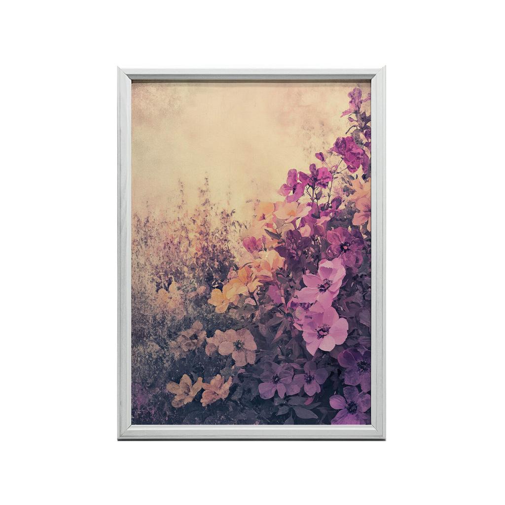 Kwiatowy Spokój Kwiatowy Spokój, 30X40 Cm, Rama Drewniana Jasny Dąb, Papier Matowy 230 Gsm