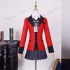Anime Runa Yomozuki Cosplay Costume Jabami Yumeko Midari Ikishima Cosplay School Uniforms Runa Hoodie Jacket