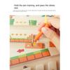Children Wooden Magnetic Color and Number Maze Learning Education Toys Color Matching Montessori Toys Wooden Toys Gift for Kids