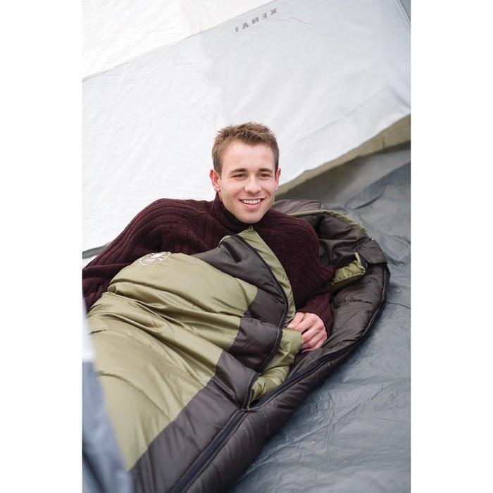 Coleman Sleeping Bag Mummy Style Green -18°C Left Side Zipper