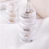 Five-Tier Mini Travel Jewelry Box For Women, Transparent Pill Organizer, Earring Storage Box For Girls;