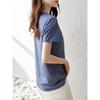 Demana Women's Rose Print Short Sleeve Knit T-Shirt