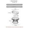 Elevated Ceramic Slow Feeder Bowl for Dogs Cats, Anti-Choking Maze Bowl with Iron Stand, Non-Slip Pet Food Bowl