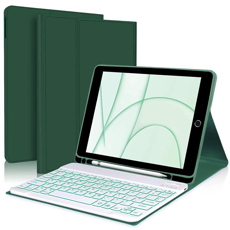 Bluetooth-Tastaturhülle mit Hintergrundbeleuchtung für Galaxy Tab A9+ 11 Zoll: Abnehmbar, Schützend, Softshell