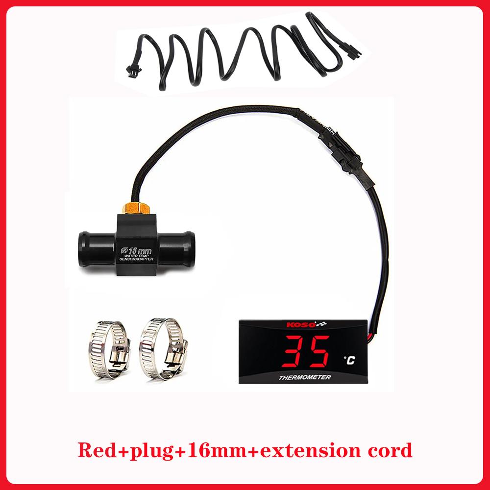 Motorcycle Temperature Measuring Instrument Koso Cylinder Head Temperature Sensor Water Temperature Gauge Oil Tempera Instrument