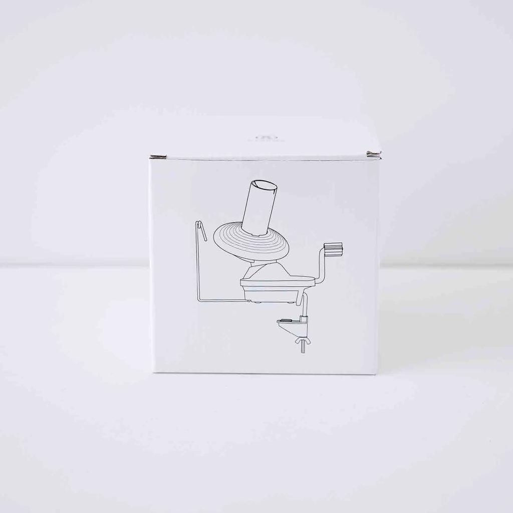 Yokota Daruma Knitting Tool Ball Winder Type 2 01-8752 White/Gray