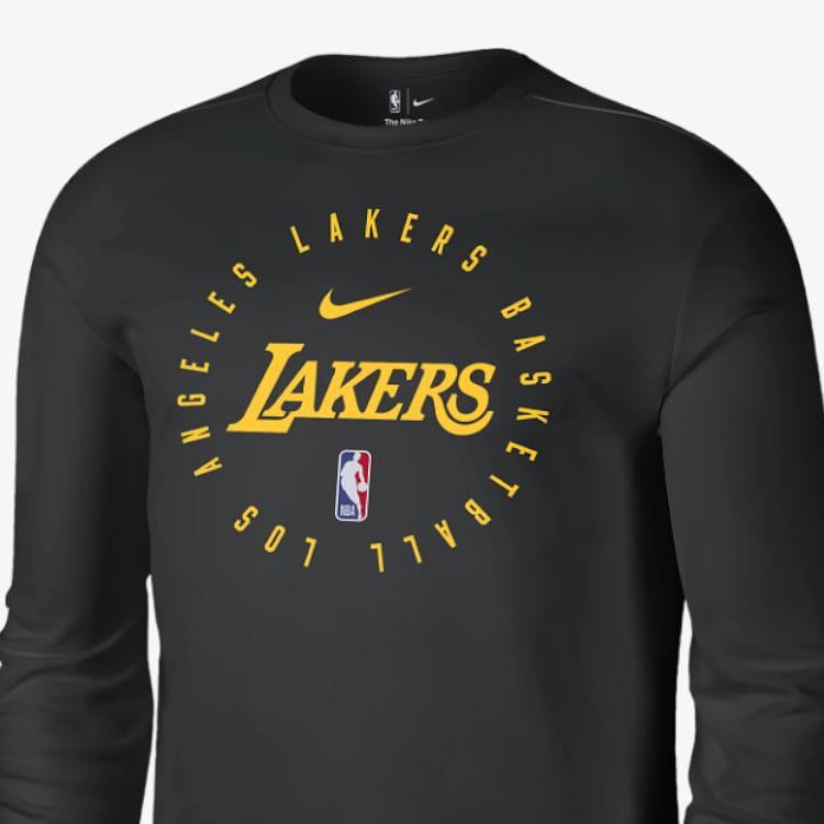 New Nike Los Angeles Lakers FW24 T Shirt Men Black HF0770-010