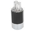 Monosaudio Pure Copper RhodiumPlated Power Plug HIFI Audio Connector Power Plug 100250V(F109R (Female) )