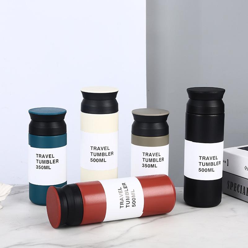 Vacuum Cup 304 Stainless Steel Handle Cup Simple Japanese Element Cup Coffee Cup Hand Gift