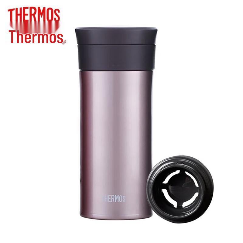 THERMOS Stainless Steel Insulated Travel Mug with Tea Infuser