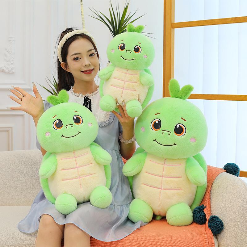 Creative Cute Persimmons and Persimmons Ruyi Little Turtle Plush Toy Doll Pillow Sofa Bay Window Decoration Doll Rag Doll