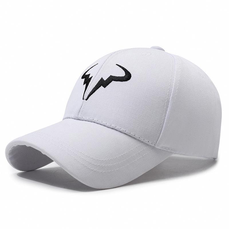 Unisex Embroidered Lightning Horn Baseball Cap with Sun Protection Adjustable