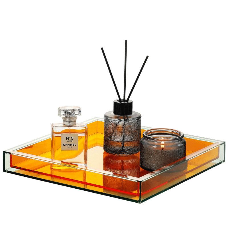Modern Schlicht Kreativ Acryl Tablett Aufbewahrung Ornamente Wohnzimmer Couchtisch Esstisch Zuhause Heimdekoration Kunsthandwerk