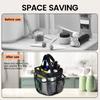 Mesh Shower Caddy Portable Tote Beach Bag Quick Dry Travel Storage Wash Bag for Bathroom Outdoor Camping Toiletry Organization