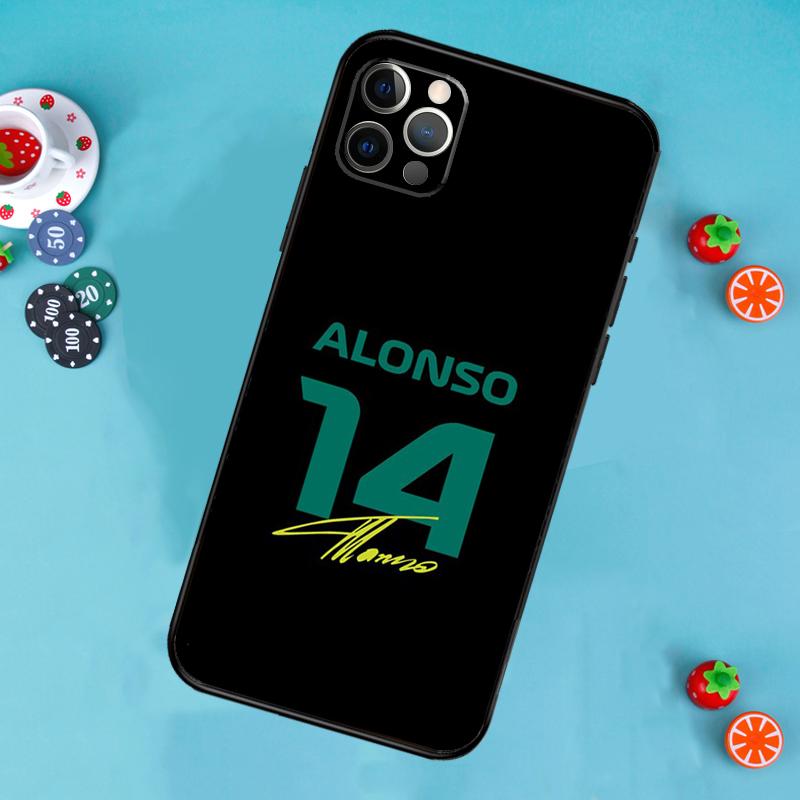 Fernando Alonso Phone Case For iPhone 16 15 13 14 12 11 Pro Max X XR XS Max 14 Plus Soft Case Cover