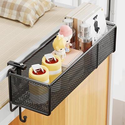 Bedside Hanging Storage Basket Beside Shelf Metal Organizer Bunk Bed