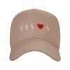 Ny mote albansk hjerteslag Albania flagg baseballcaps unisex kvinner tilpasset justerbar farshatt for voksne våren Snapback sommerhatter