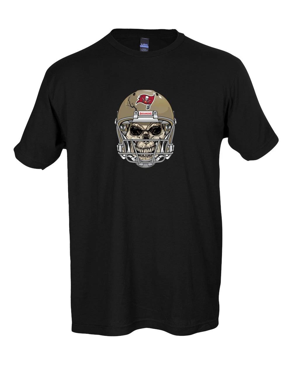 Tampa bay Buccaneers Skull HelmeT-Shirt 6 Sizes!! S-5XL 3XL