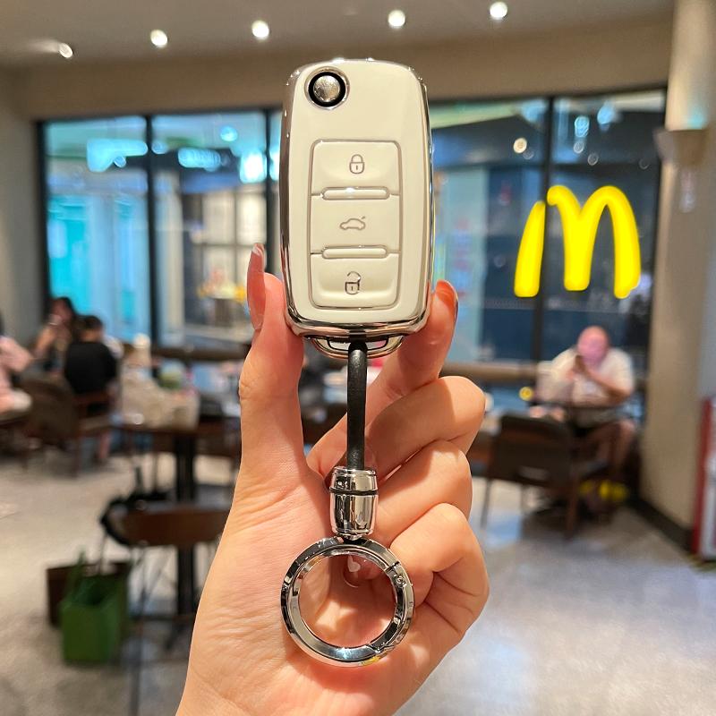 2025 Hot TPU Car Smart Key Case Cover Shell For Volkswagen VW POLO Tiguan Passat B5 B6 B7 Golf EOS Scirocco Jetta MK6 Octavia Ac