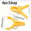 4-20pc Plastic Beach Towel Clips Windproof Clothes Pins Color Pegs Bed Sheet Clips Drying Racks Retaining Clip Home Organization
