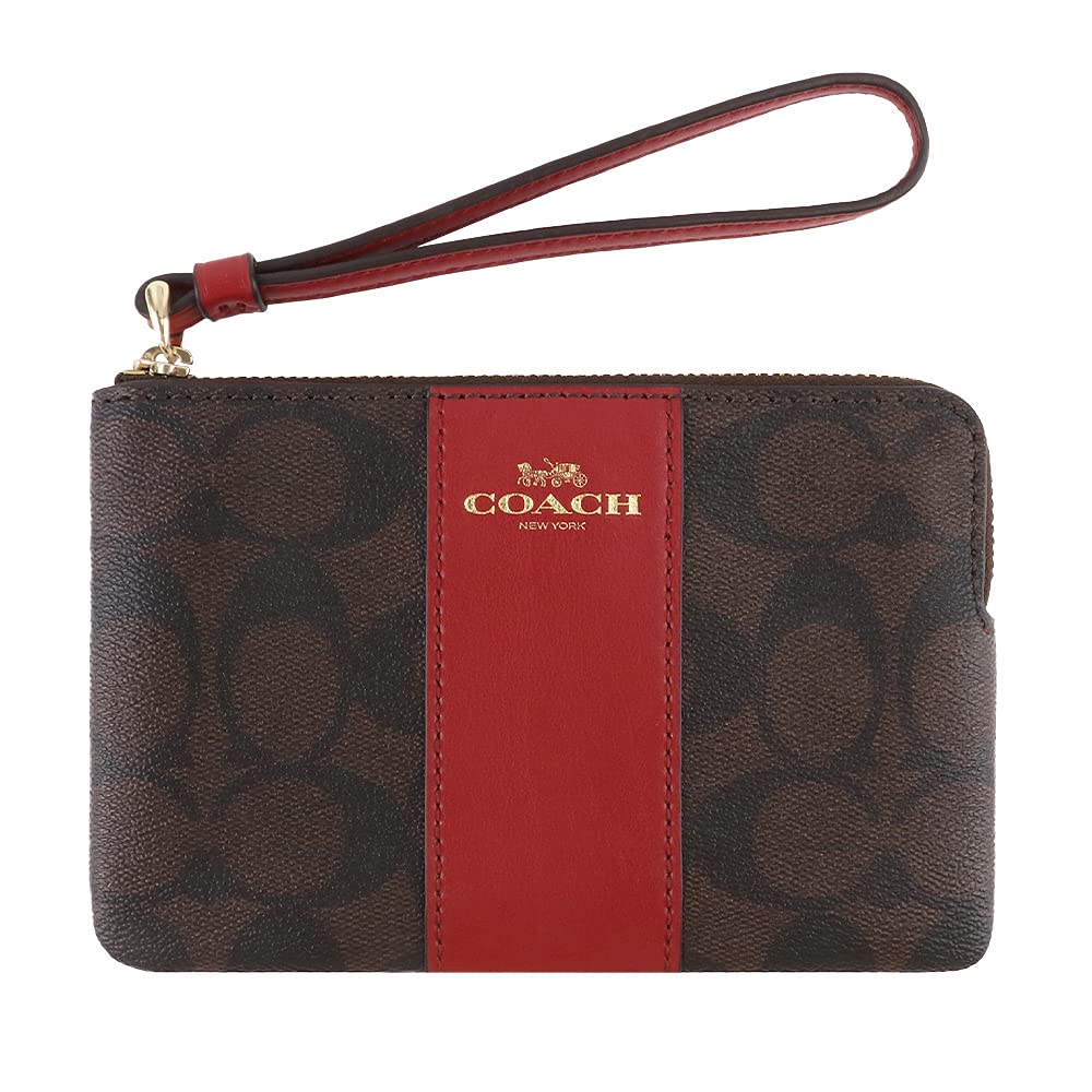 

Small item pouch F58035 Signature Outlet 1941 RED Brown 1941 [Coach] Women s (IMRVQ Red) [Used]