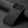 For  Magnetic Phone Case for POCO X6 X7 F7 Ultra  Leather Wireless Charging Back Cover for Poco X6 Neo F6pro F C6