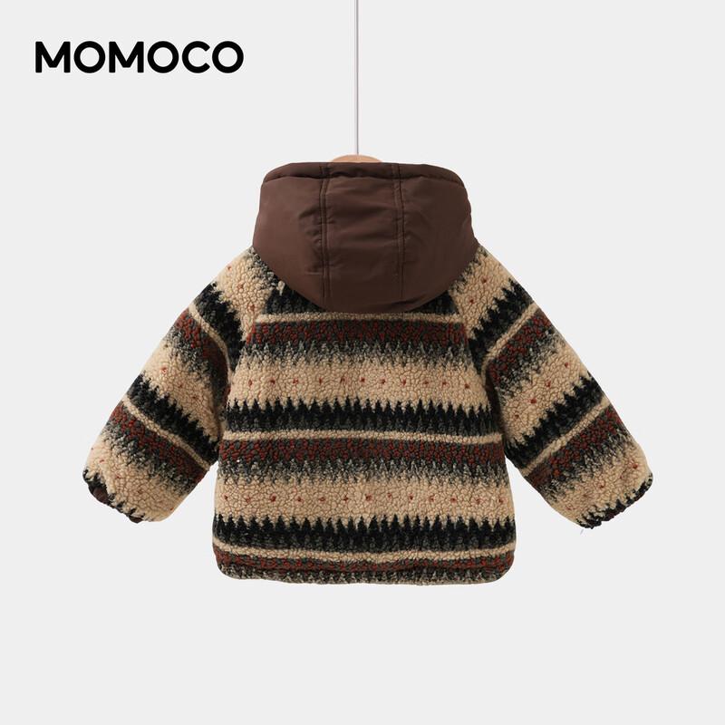 MOMOCO Kids' Winter Hooded Furry Jacket