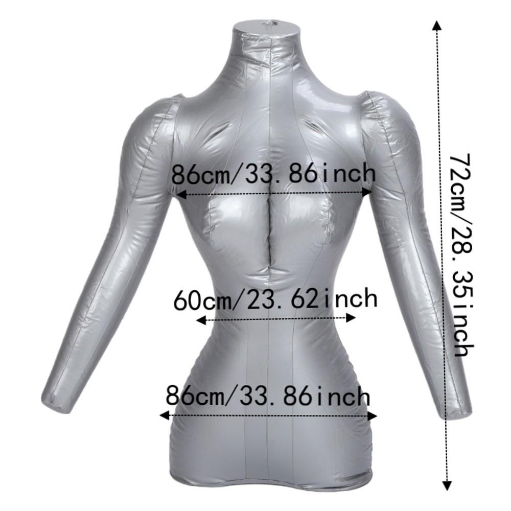With Hand Half Body Mannequin Rack Inflatable Design Clothing Display Props Clothing Store Display