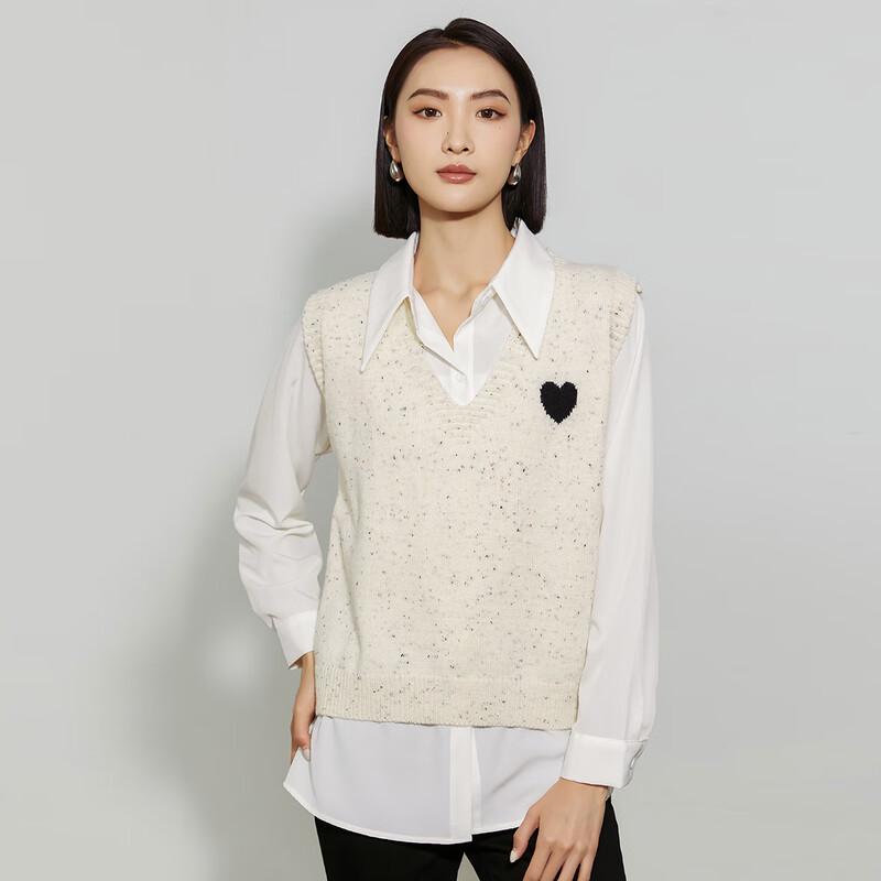 Women's Commuter Shirt & Vest Two-piece Set