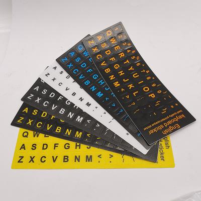 English Letters Keyboard Stickers For Notebook Computer Laptop Accessories Keyboard Covers Colourful Waterproof And Austproof
