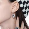 2023 High-End Playing Card Tassel Earrings: Elegant Niche Design for Women