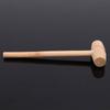 10 Pieces Mini Wooden Hammer Balls Toy Pounder Replacement Wood Mallets Baby