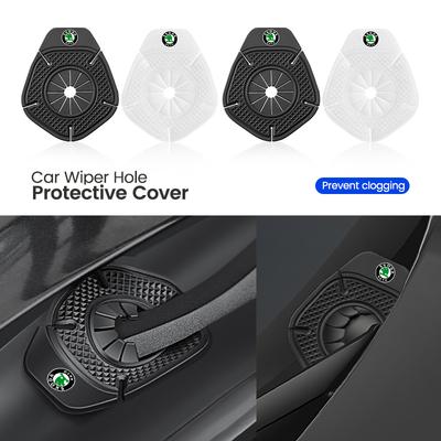 Car Wiper Hole Protective Covers For Rapid Fabia 1 2 Kamiq Octavia 2 A7 A5 A4 Roomster Superb 3 A5 A7