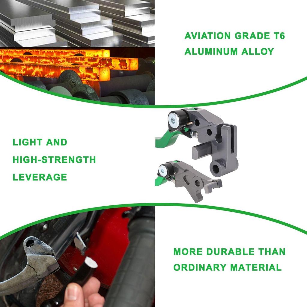 Motorrad Bremskupplungshebel Schwenkhebel Set Verstellbar CNC für KLX 300 KLX300 KLX300SM 20-24 KLX230 KLX230R KLX230SM 20-23 KLX125 10-16 KLX250