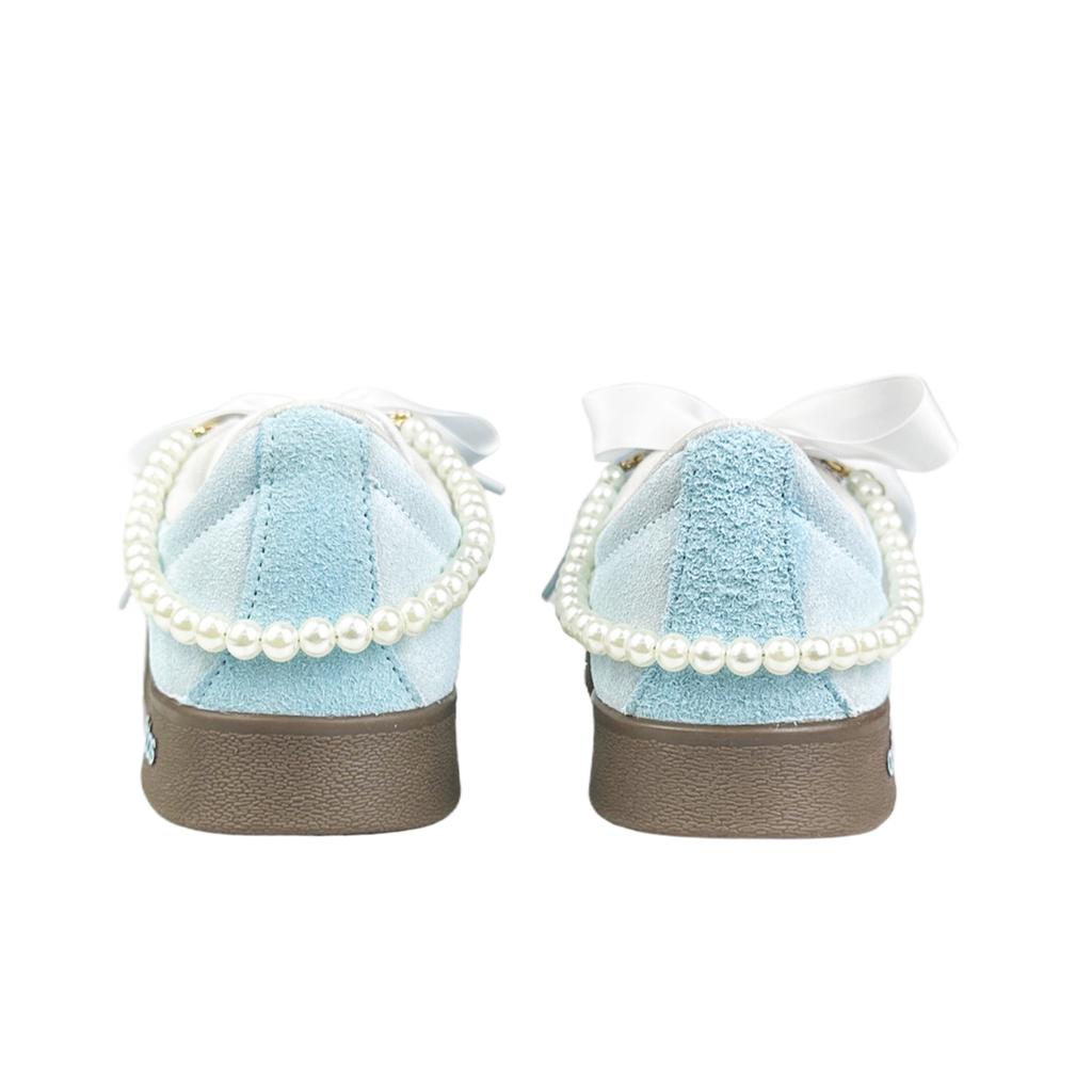Adidas BNK Starlight Tear Abrasion Resistant Low top Skateboard Shoes Blue HQ1802(Team40-)