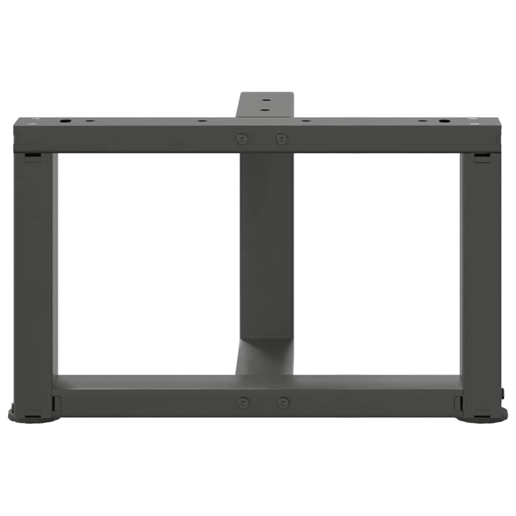 Vidaxl Nogi Do Stolika Kawowego, 2 Pcs., Antracyt, 40X25X(30-31) Cm
