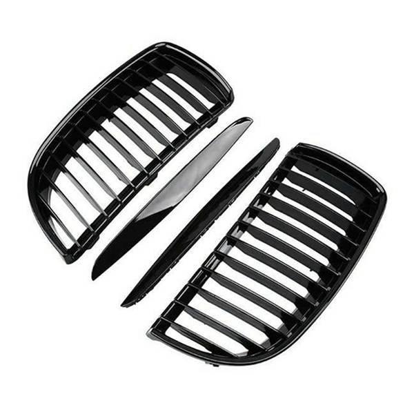1 Pair Compatible with 2005-2009 BMW 3 Series E90/E91 Kidney Grille