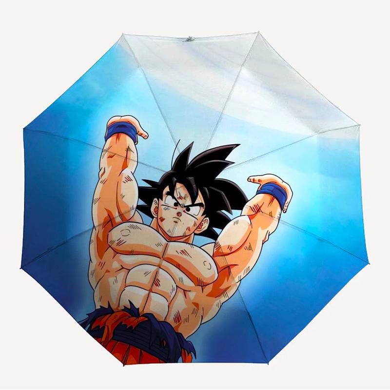 

1pc Goku, Saiyan Themed High-quality Umbrella,Automatic Opening and Closing Umbrella,Multi-functional Umbrella G0811301