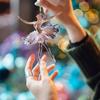 Sparkling Ballerina Christmas Ornament 2d/3d Acrylic Ballerina Dance Ornament 3.5 Cow Swinging Car Ornament